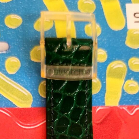 Swatch watch CLOCHER SCJ400 1995 Chrono New Old stock - Picture 5 of 9